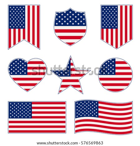 American Flags Background Stock Illustration 11929960 - Shutterstock