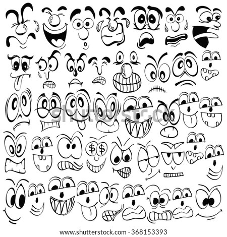 Stick Figure Series Emotions Connected Handdrawn Stock Vector 575525380 ...