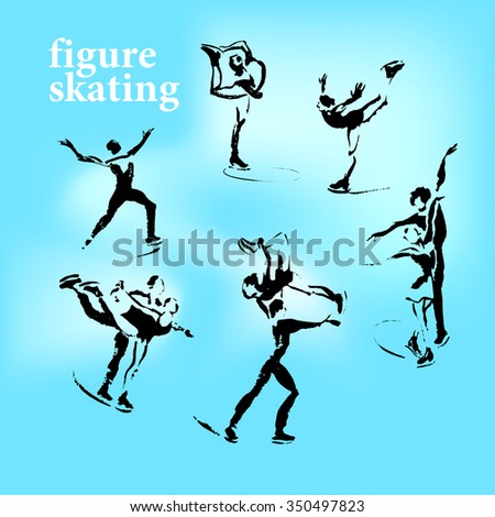 figure skating sketch