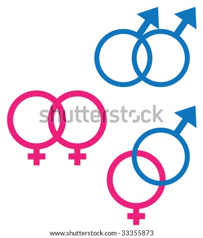 Sexual Union Symbols Stock Vector 813166 - Shutterstock