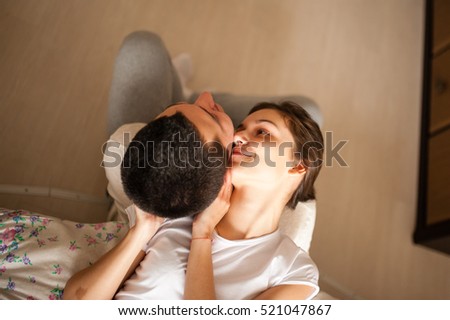 guy and girl cuddling guy and girl cuddling