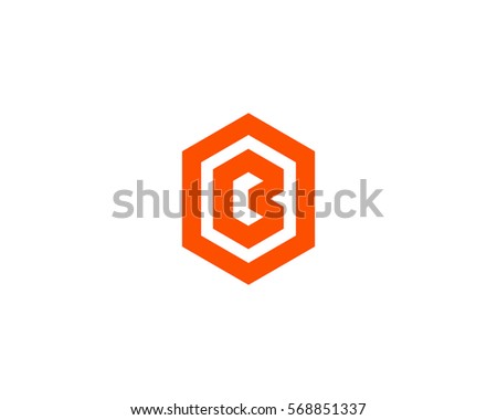 Abstract Letter B Logo Dynamic Unusual Stock Vector 312551978 ...