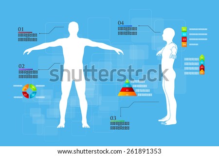 Medical Health Healthcare Icons Data Elements Stock Vector 132368393 ...