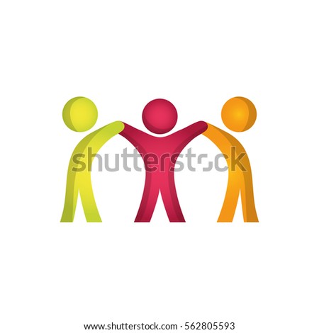 W Letter Community Care Logo Template Stock Vector 532675567 - Shutterstock