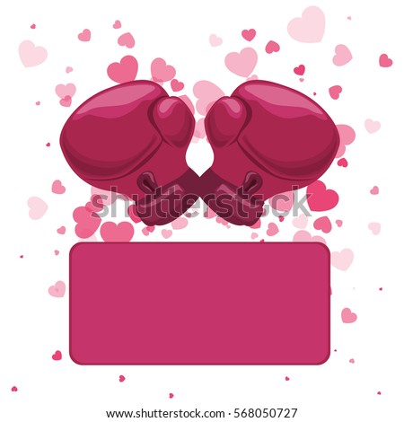 Breast cancer boxing gloves