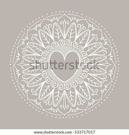 ornate heart decorative oriental henna tattoo stock vector ornate heart decorative oriental henna tattoo stock vector