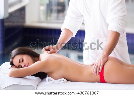 Muscular Woman Sexy Massage 30