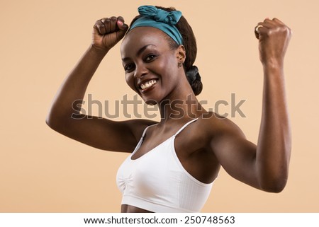 Young girls showing muscles Young girls showing muscles opinion