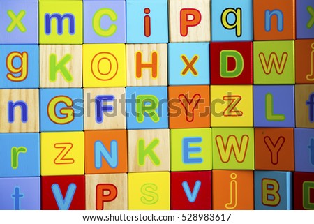 Letter Blocks Stock Vector 228993463 - Shutterstock