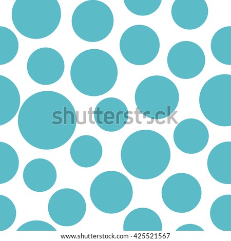 Polka Dot Pattern Seamless Background Stock Vector 283180808 - Shutterstock
