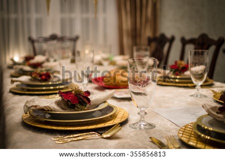 Dinner Setting fancy dinner setting dining room table stock photo 355789790 Dinner Setting fancy dinner setting dining room table stock photo 355789790