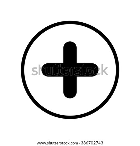 Plus Minus Icon Set Circle Vector Stock Vector 328620125 - Shutterstock