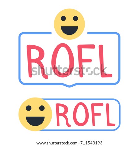 Omg Lol Yeah Oops Wtf Wow Stock Vector 705920956 - Shutterstock