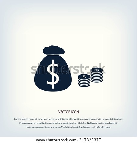 Money Bag Icon Stock Vector 330929345 - Shutterstock