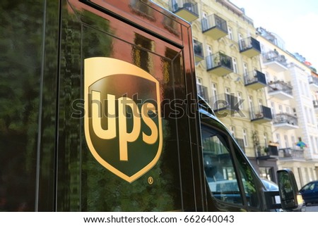 Berlin Germany August 18 2017 Ups Stock Photo 718653160 - Shutterstock