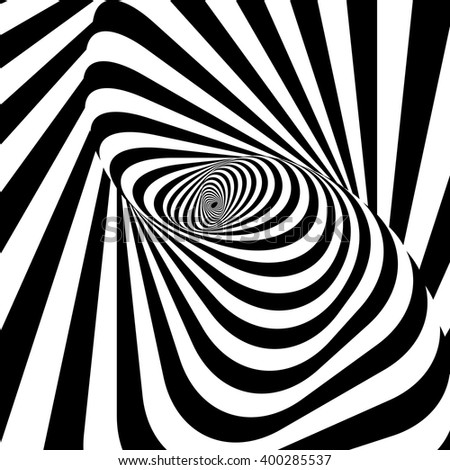 Black White Spiral Optical Illusion Stock Vector 50869630 - Shutterstock