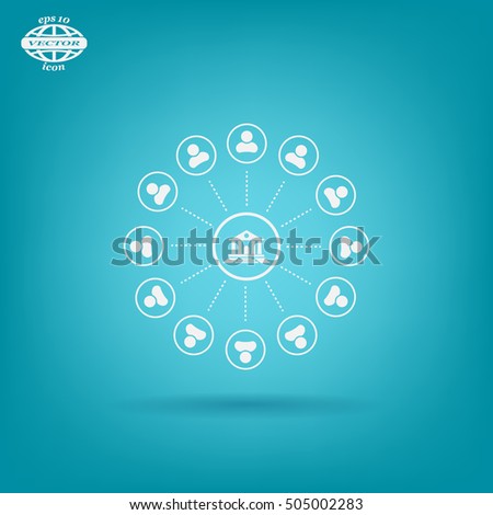 Bank Vector Icon Stock Vector 333364391 - Shutterstock