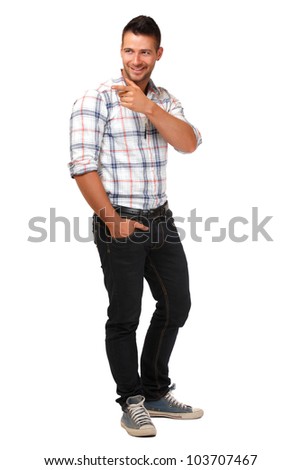 Handsome Young Elegant Man Standing On Stock Photo 65575933 - Shutterstock