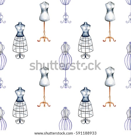 Body Dress Form Corset Mannequin Stock Vector 29119417 - Shutterstock