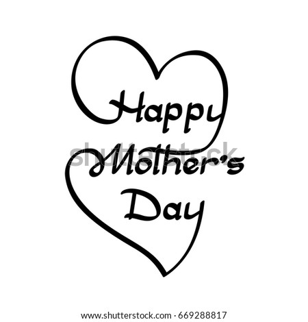 Today 1587233508 Mothers Day Clipart Black White Here Download