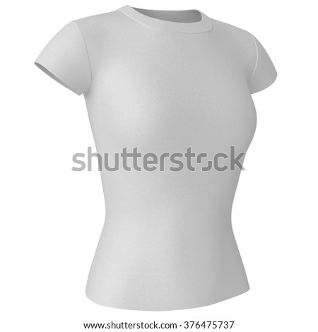 Vector Womens Tshirt Design Template Stock Vector 124471780 - Shutterstock
