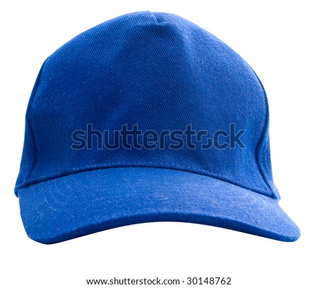 Blue Baseball Cap Isolated Stock Photo 30148762 - Shutterstock