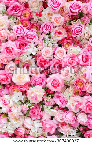 Soft Color Roses Background Stock Photo 307400021 - Shutterstock