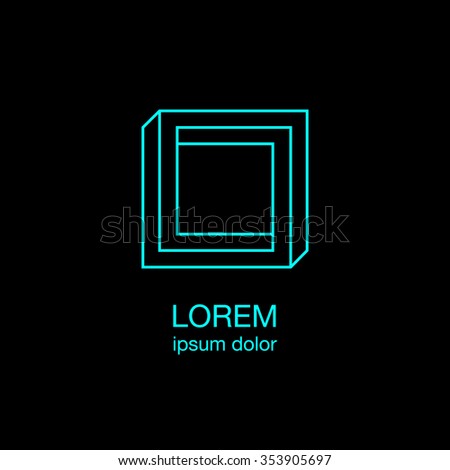 Optical Illusion Logo Template Vector Stock Vector ...
Optical Illusion Logo