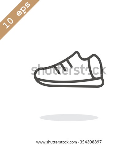 Shoes Icon Sneaker Sketch Handmade Shoes 스톡 벡터 453204310 - Shutterstock