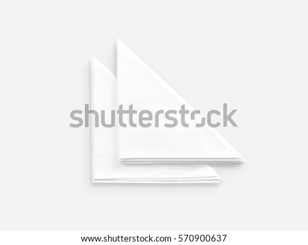 Download Blank White Restaurant Napkin Mock Up Stock Photo 462914104 - Shutterstock