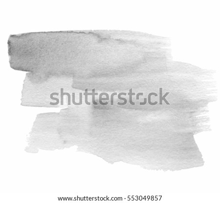 Gray watercolor ink shine hand drawn stock vektorgrafik 395151472 ...