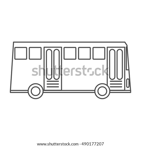 Sketch Bus Stock Illustration 615302732 - Shutterstock