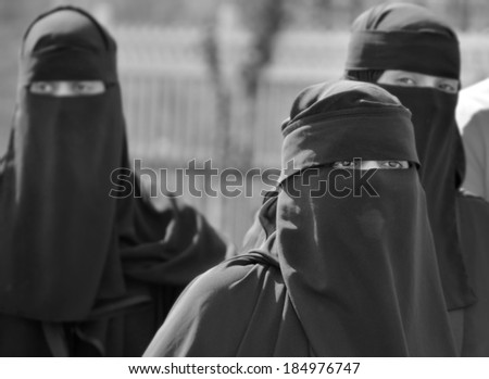 istanbul turkey october 08 muslim veiled stock photo istanbul turkey october 08 muslim veiled stock photo