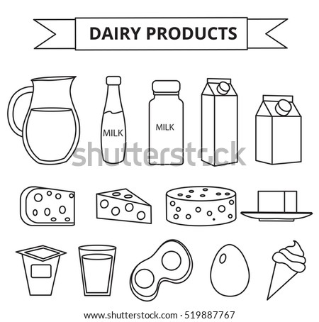 dairy products pages for preschoolers coloring pages