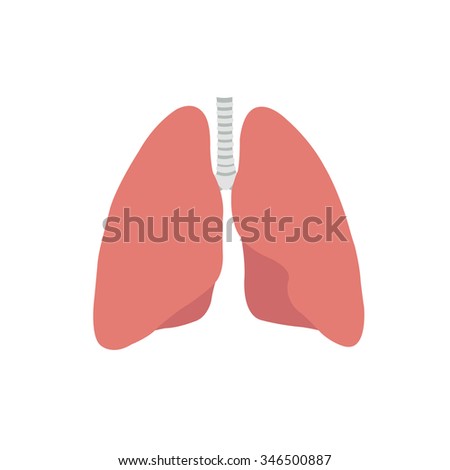Lungs Character Vector Illustration Stock Vector 574386118 - Shutterstock