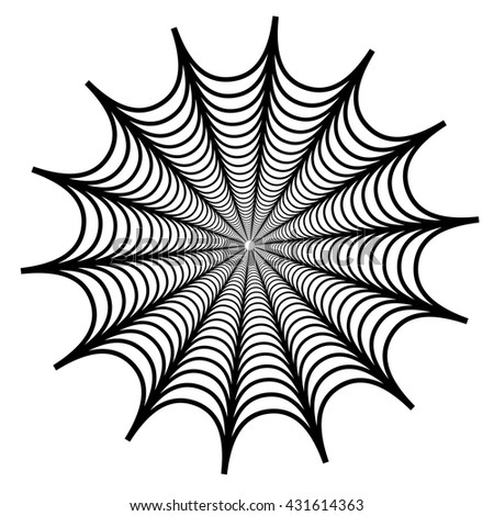 Spider Web Pattern Spiders Web Cobweb Stock Illustration 445155916 ...