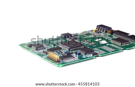 What are some parts of a circuit board?