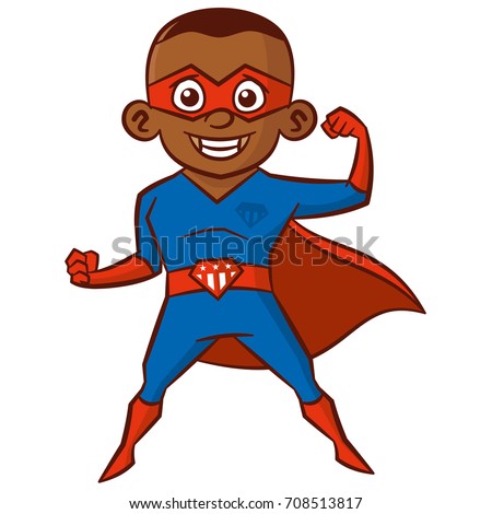 Strong Super Hero Detailed Vector Illustration Stock Vector 44386159 ...