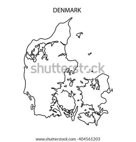 Doodle Freehand Outline Sketch Great Britain Stock Vector 283268264 ...