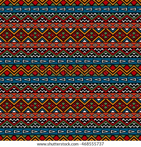 Seamless Tribal Bo Der Patterns Stock Vector 399216751 - Shutterstock