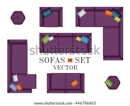 Modern Furniture Top View sofa top view sofas armchair set stock vector 444268861 - shutterstock Modern Furniture Top View sofa top view sofas armchair set stock vector 444268861 - shutterstock