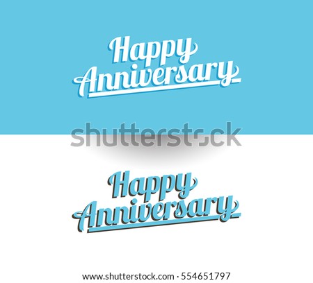 Happy Anniversary Logo Design Can Be Stock Vector 554638615 - Shutterstock