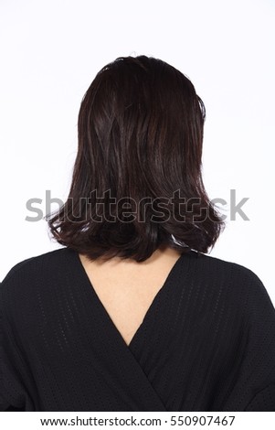 Back Mans Head Wearing Black Shirt Stock Photo 1169781 - Shutterstock