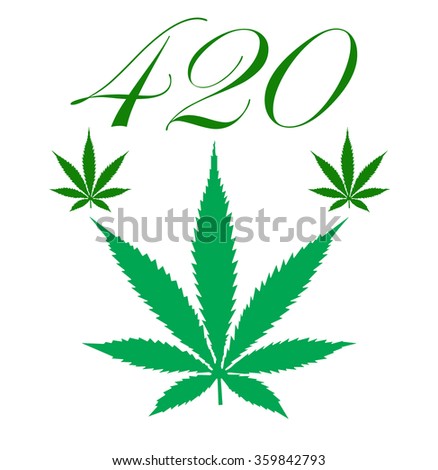 Doodle Style 420 Marijuana Leaf Sketch Stock Vector 131447939 ...