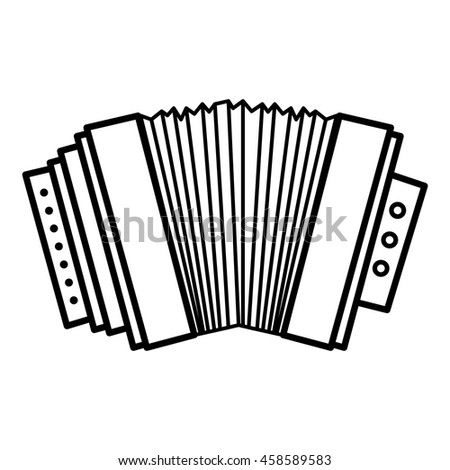 Download Isolated Accordion Instrument Design Stock Vector ...