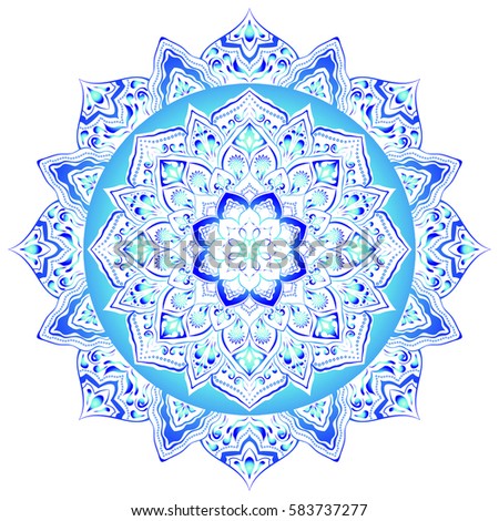 Mandala Round Ornament Pattern Geometric Circle Stock Vector 533115799 ...