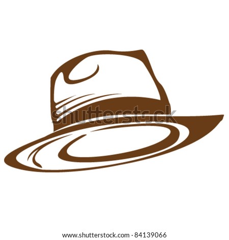 Panama Hat Stock Vector 84139057 - Shutterstock