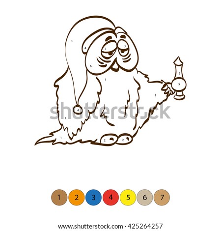 vector illustration of coloring book owl line sketch color lessons for children - Child Drawing Book vector illustration of coloring book owl line sketch color lessons for children - Child Drawing Book