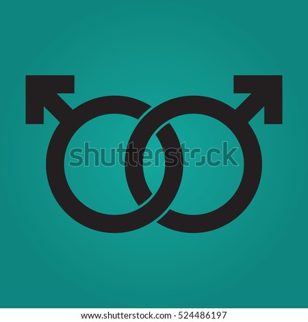 Gay Male Symbol Stock Illustration 60953488 - Shutterstock