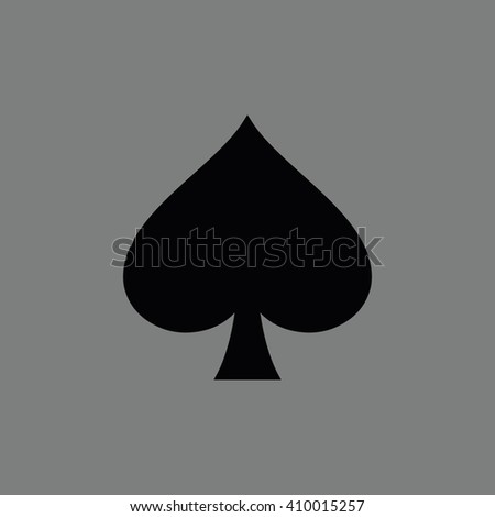 Spades Icon Trendy Flat Style Isolated Stock Vector 675381103 ...